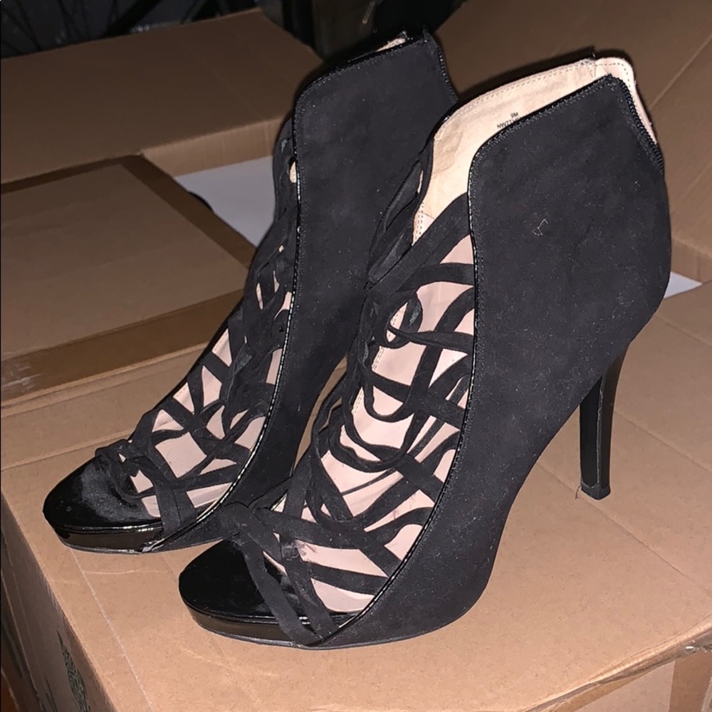 Nine West Caged Heels - USED ONCE!